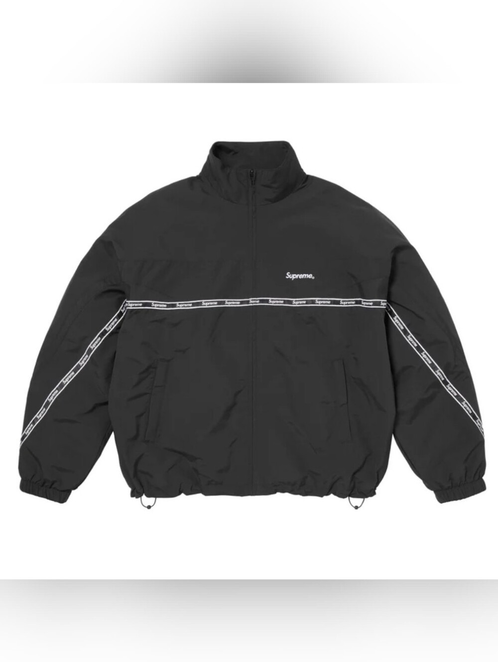 Supreme Logo Taping Track Jacket (ss26) Size - Large